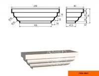 Капитель пилястры LEPNINAPLAST ПЛВ-150/1