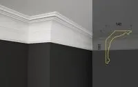Карниз потолочный гипсовый Deco Line KT-33