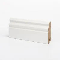 Плинтус напольный Ликорн U105-80 БЕЛЫЙ
