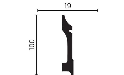 Плинтус напольный DECOR DIZAYN DD711