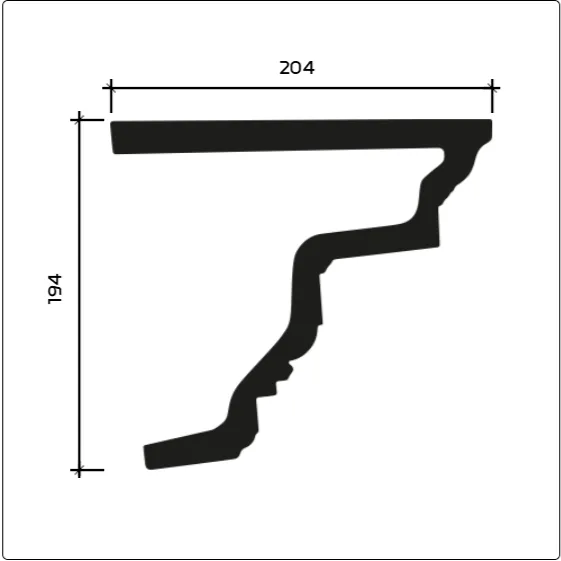 Фасадный карниз Европласт 4.32.302