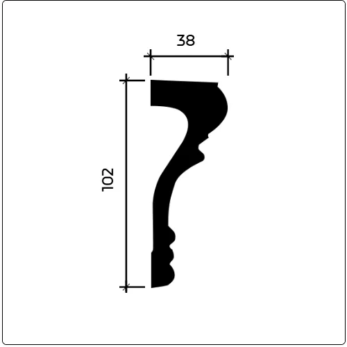 Молдинг Европласт 1.51.355