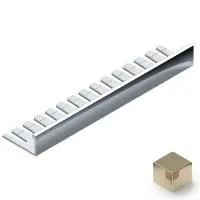 Профиль L-образный гибкий 8мм NEEXY (шампань блестящая)