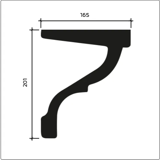 Фасадный карниз Европласт 4.91.005