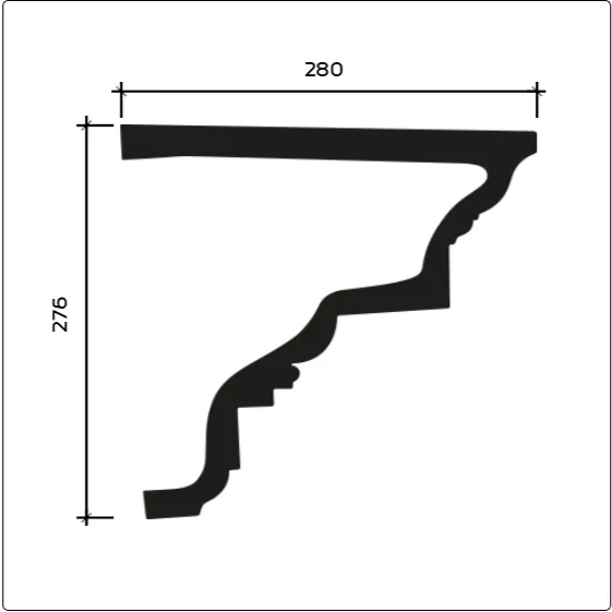 Фасадный карниз Европласт 4.01.201