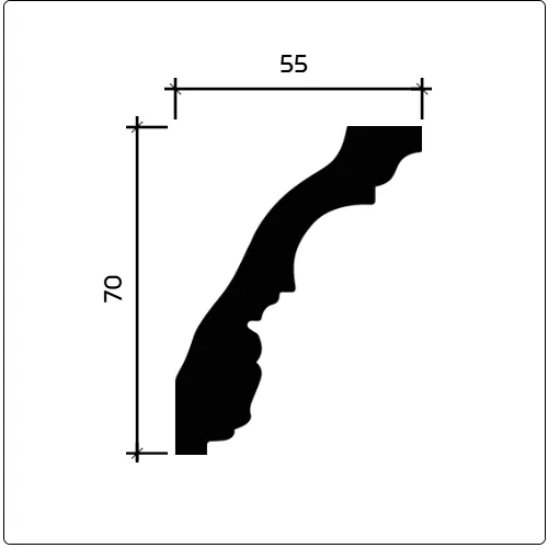 Карниз потолочный Европласт 1.50.251