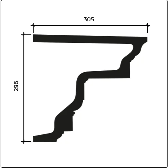 Фасадный карниз Европласт 4.01.302