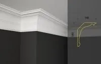 Карниз потолочный гипсовый Deco Line KT-33