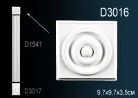 Капитель пилястры Перфект D 3016