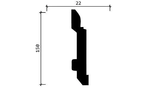 Плинтус напольный DECOR DIZAYN DD702