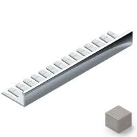 Профиль L-образный гибкий 10мм NEEXY (бежевый муар)	