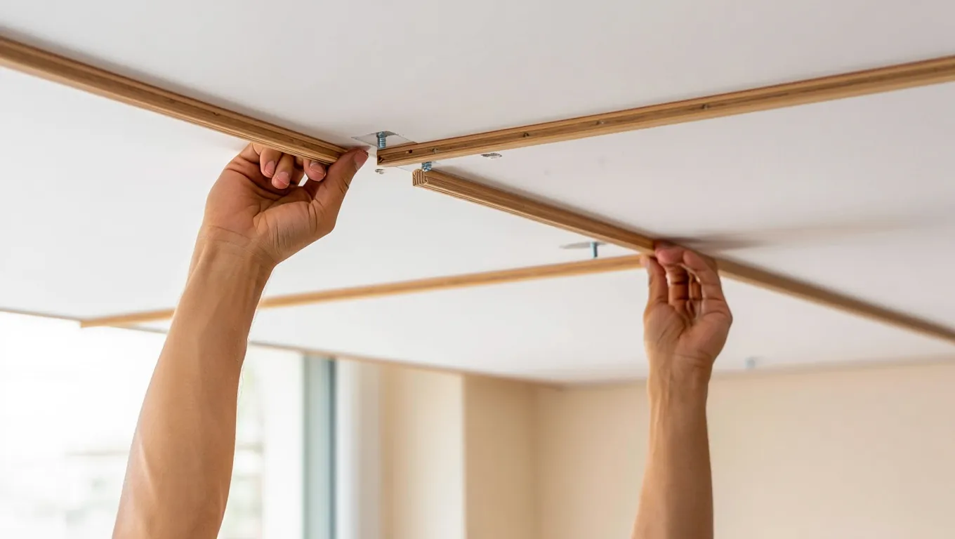 Потолочные декоративные рейки: секреты надежного крепления и красивого дизайна Потолочные декоративные рейки: секреты надежного крепления и красивого дизайна