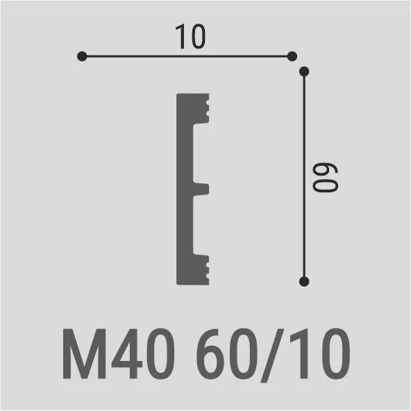 Молдинг Bello Deco М40 60/10