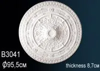 Розетка потолочная Перфект В 3041