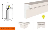 Фасадный карниз LEPNINAPLAST КВ-230/2 LED