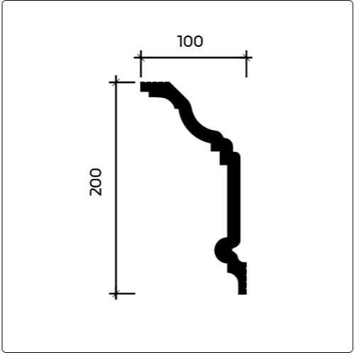 Карниз потолочный Европласт 6.50.242