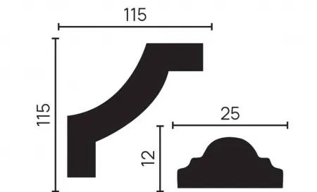 Угловой элемент DECOR DIZAYN C1-DD35