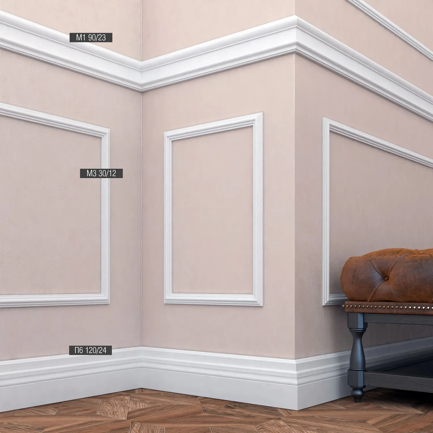 <h2>Bello Deco - интерьерная лепнина из ударопрочного полистирола</h2>