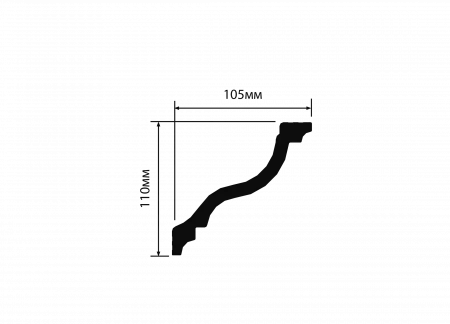 Карниз потолочный HIWOOD A150V1