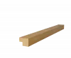 Торцевая рейка с пазом, МДФ, дуб медный/2750