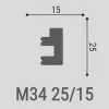 Молдинг Bello Deco М34 25/15