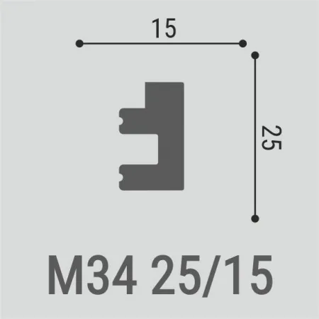 Молдинг Bello Deco М34 25/15