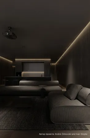 Потолочный теневой профиль D006 Черный 