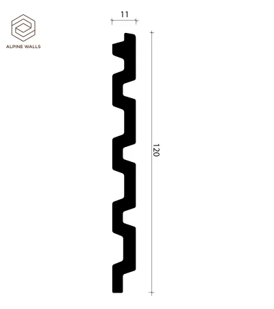 Декоративная панель ALPINE ECO6221