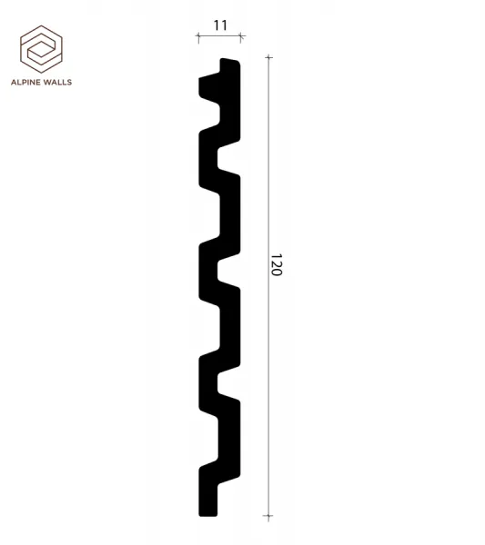 Декоративная панель ALPINE ECO6221