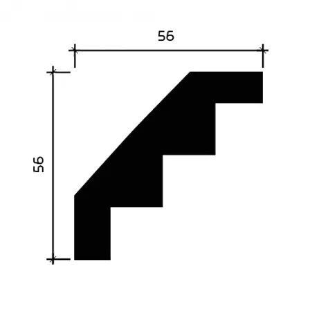 Карниз потолочный Европласт 1.50.140 Гибкий