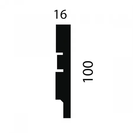 Плинтус напольный COSCA AP75