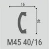 Молдинг Bello Deco М45 40/16