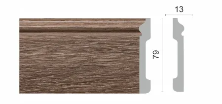Плинтус напольный DECOR DIZAYN 005-92SH