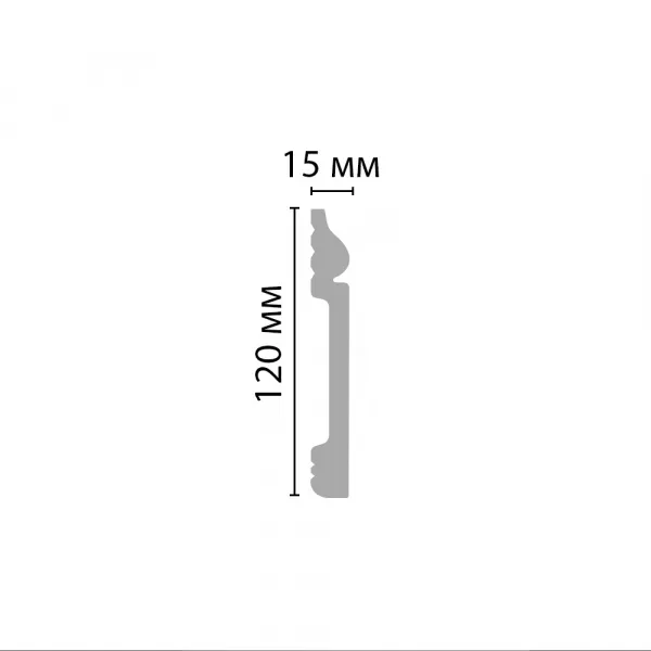 Плинтус напольный Decomaster D004