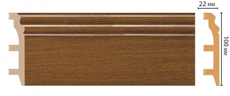 Плинтус напольный Decomaster D232-85 