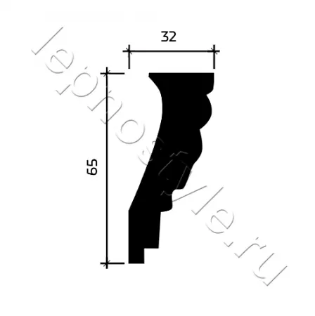 Карниз потолочный Европласт 1.50.114