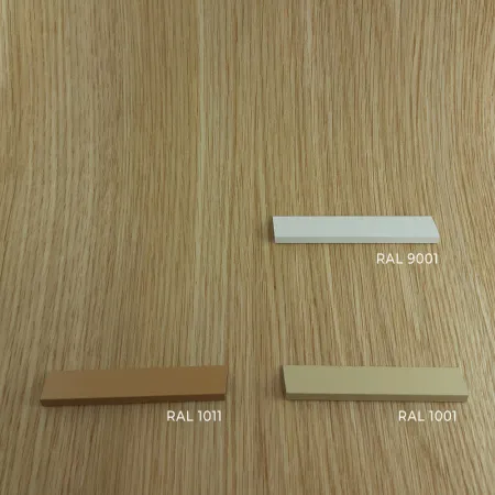 Микроплинтус ФЕСО с пружинами RAL 9001 кремово-белый