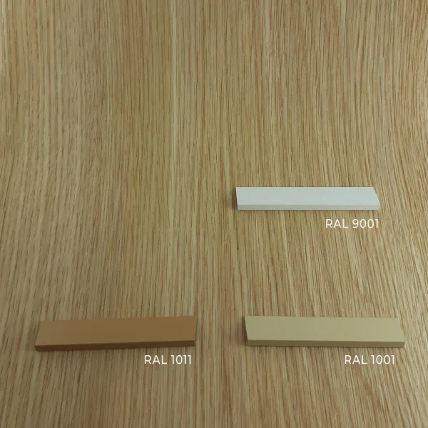 Микроплинтус L-образный с пружинами ФЕСО RAL 1011 коричнево-бежевый