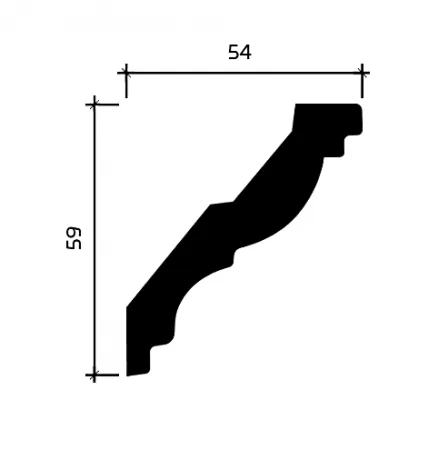 Карниз потолочный Европласт 1.50.288 Гибкий