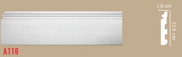 Плинтус напольный Decomaster A118