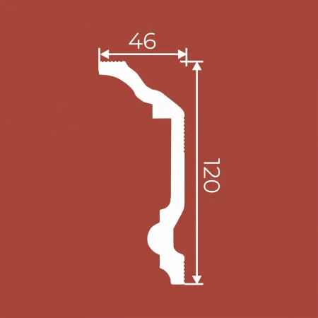 Карниз потолочный Artiva RT046