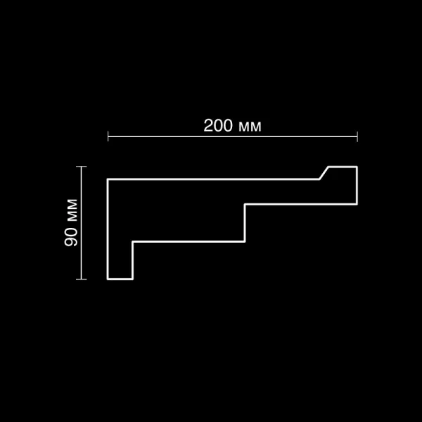Карниз потолочный гипсовый Artpole SKTL84