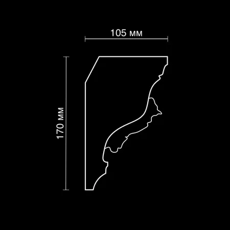 Карниз потолочный гипсовый Artpole SK121