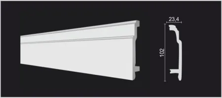 Плинтус напольный DECOR DIZAYN DD102