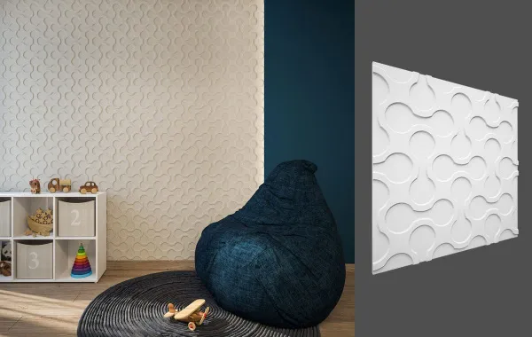 Гипсовая 3D панель Deco Line M-18