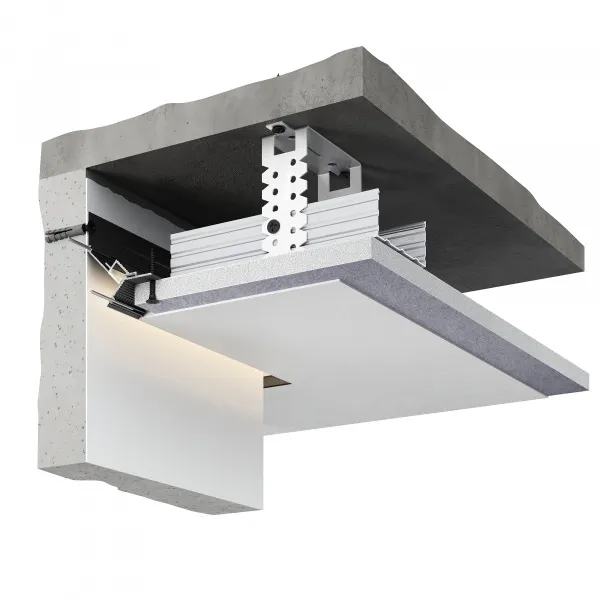 Потолочный теневой профиль D005A Черный