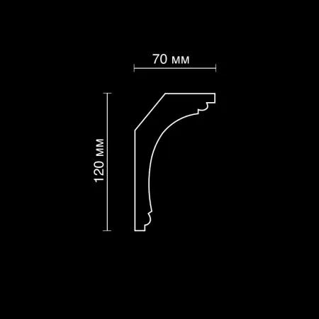 Карниз потолочный гипсовый Artpole SKT366