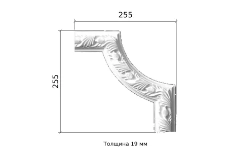 Угловой элемен Перфект AC258-12