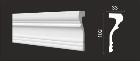 Молдинг DECOR DIZAYN DD604