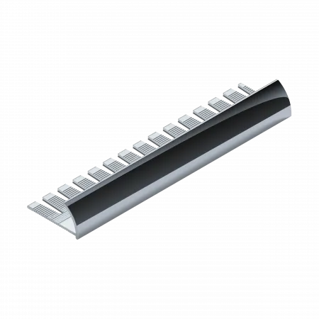 Профиль для плитки внешний гибкий 12мм (белый муар)